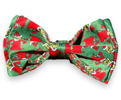 The Grinch Dog Bow Tie - Pet Collar