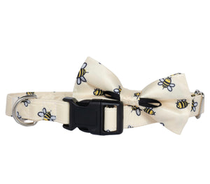 Bumble Bee Bow Tie Collar