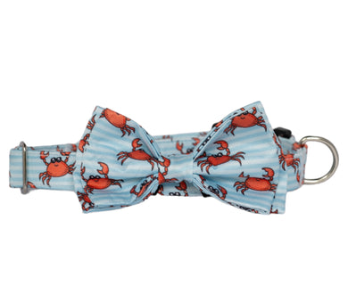 Beachy Crab Bow Tie Collar