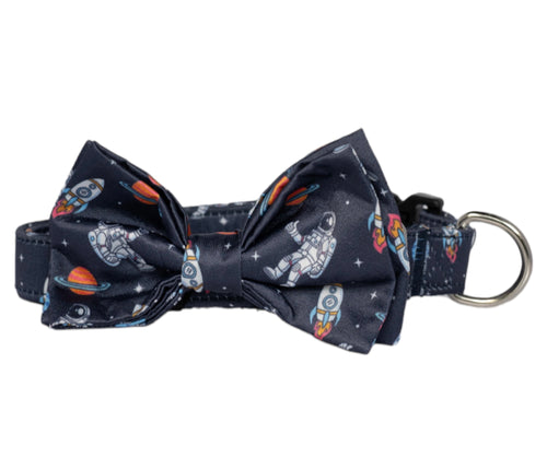 Astronaut Outer Space Bow Tie Collar