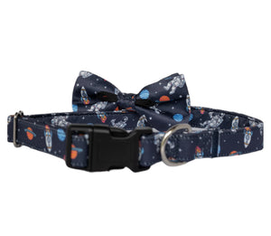 Astronaut Outer Space Bow Tie Collar