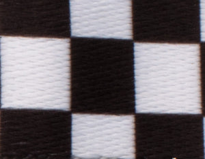 Black And White Checkered Dog Collar