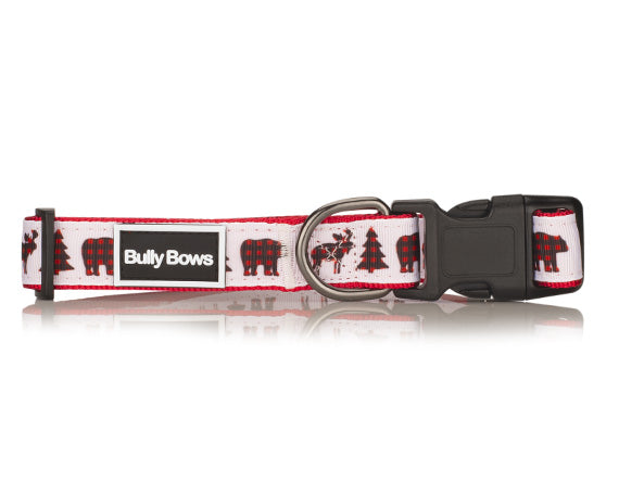 Christmas Buffalo Plaid Dog Collar